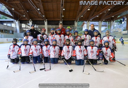 2012-10-21 Hockey Milano Rossoblu U12-Chiavenna